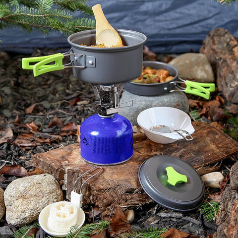 Image of Camping Cookware Mess Kit -Pots and Pans Set DS200