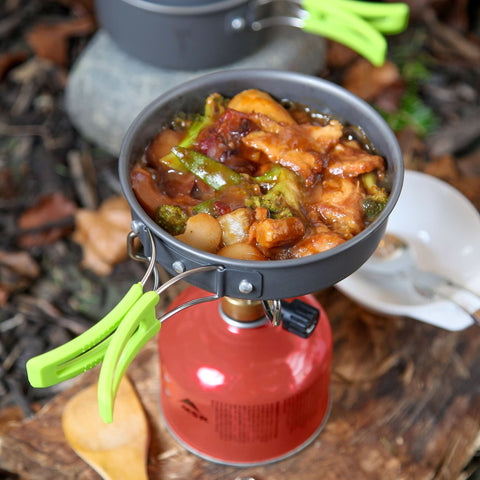 Image of Camping Cookware Mess Kit -Pots and Pans Set DS200