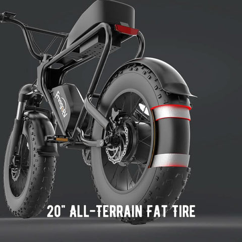 Image of DK200 Electric Bike 1200W Motor 20Ah Battery with 20" x 4" Fat Tire