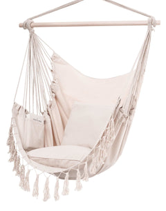Hammock Chair Max 330 Lbs with 2 Cushions