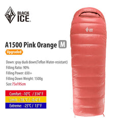 Black ice A-series Envelope Mummy Sleeping Bag