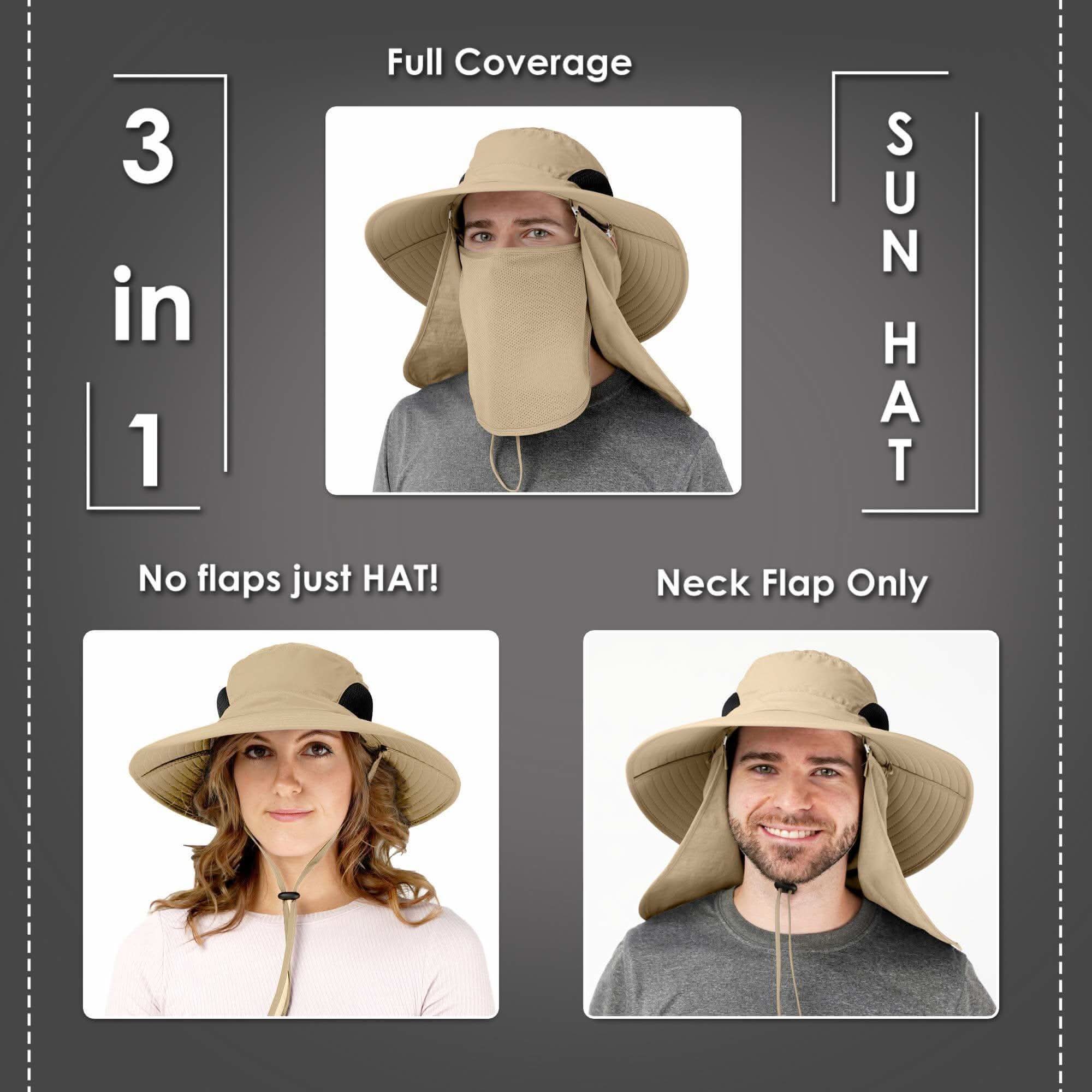 Chapeau de pêcheur, chapeaux de protection solaire d'extérieur pour hommes et femmes 
