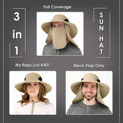Chapeau de pêcheur, chapeaux de protection solaire d'extérieur pour hommes et femmes 