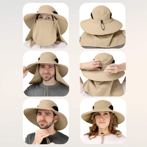 Image of Fishing Hat Outdoor Sun Protection Hats for Men & Women