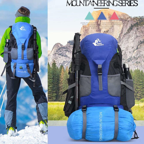 Image of 50L Lightweight Water Resistant Hiking Backpack,Outdoor Sport Daypack Travel Bag