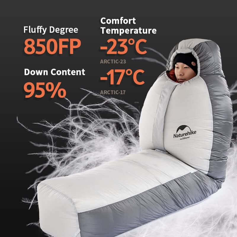 Naturehike 20D Arctic Alpine Goose Down Mummy Sleeping Bag