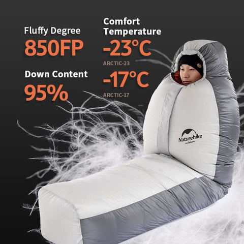 Image of Naturehike 20D Arctic Alpine Goose Down Mummy Sleeping Bag