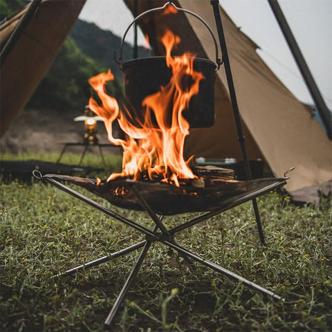 Image of Naturehike Portable Fire Rack Stainless Steel