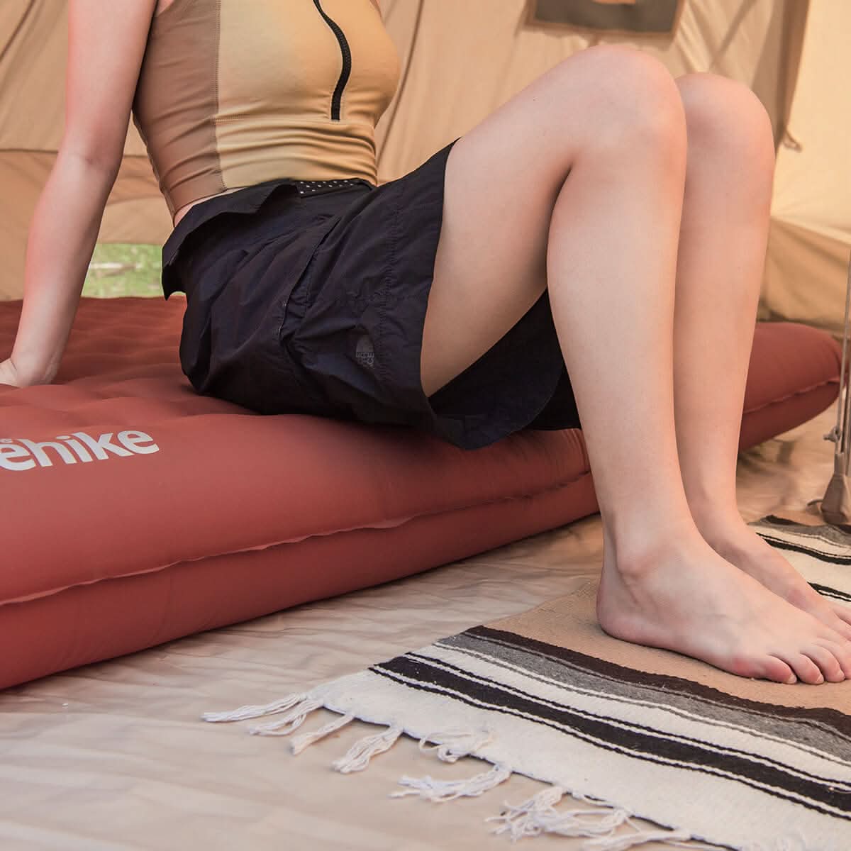 Colchón inflable engrosado de TPU para 1 o 2 personas de Naturehike