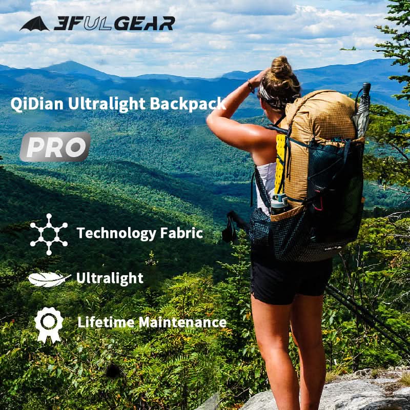 3F UL Gear QiDian Pro UL (UHMWPE)Dyneema Backpack