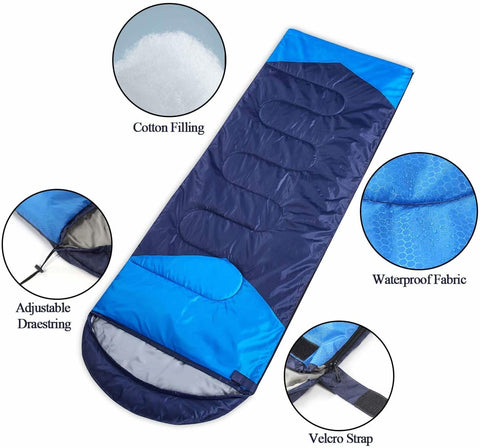 Image of Backpacking Sleeping Bag for Adults & Kids
