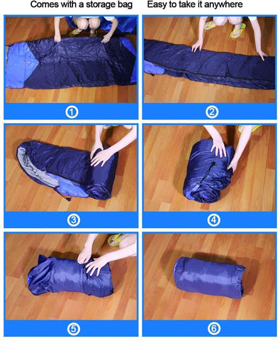 Image of Backpacking Sleeping Bag for Adults & Kids