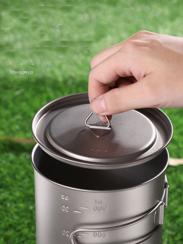 Image of Titanium Portable Firewood Stove Set