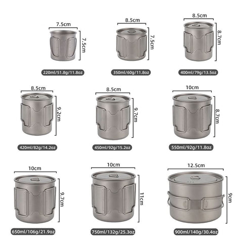 Image of Titanium Cup with Lid