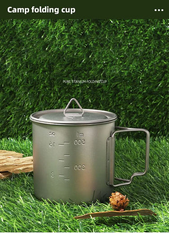 Image of Titanium Cup with Lid