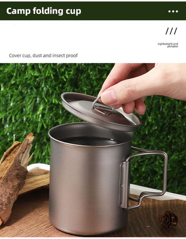 Image of Titanium Cup with Lid