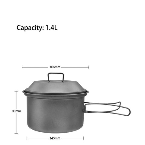 Image of Kapila 1.4L Titanium Flying Saucer Pot