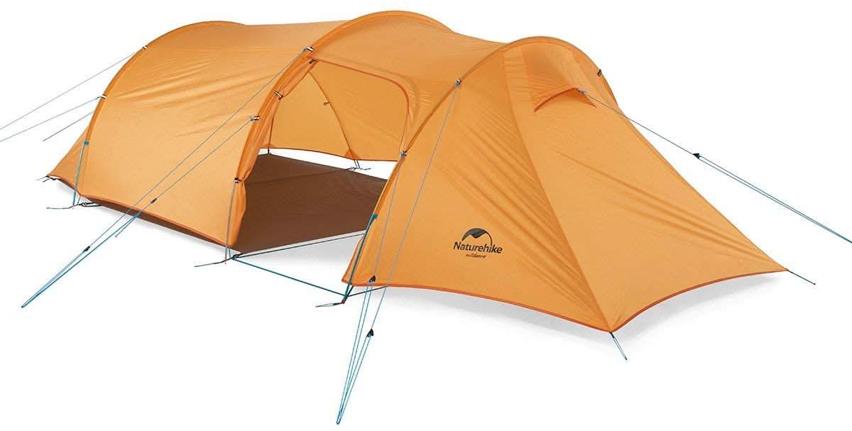 Tienda de campaña para mochileros, ligera, impermeable, para 3 personas