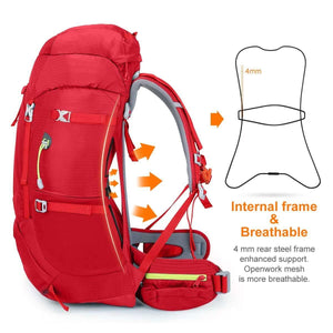 50L Waterproof Camping Backpacking Daypack