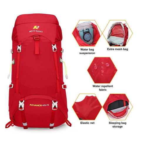 50L Waterproof Camping Backpacking Daypack