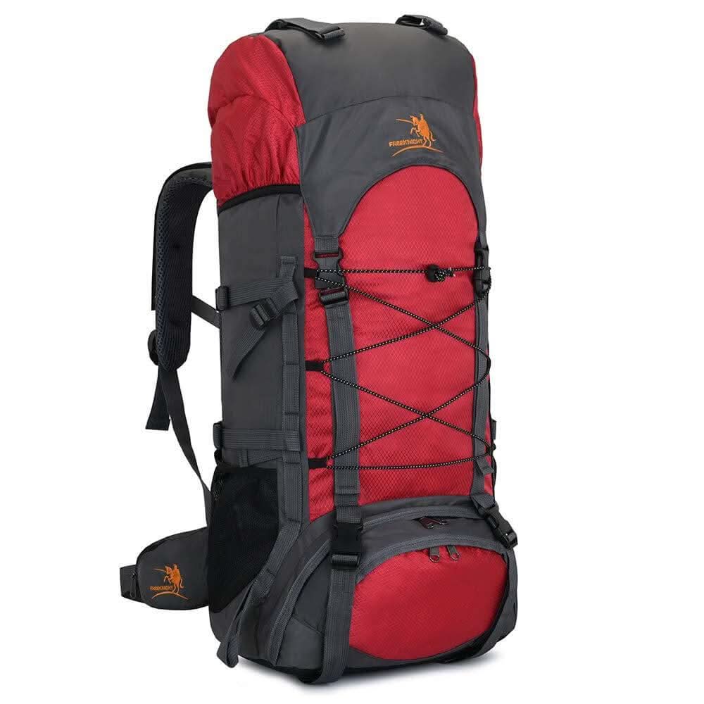 Mochila de senderismo con marco interno de 60 l y funda para lluvia