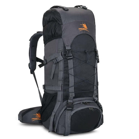 Image of 60L Internal Frame Hiking Backpack with Rain Cover