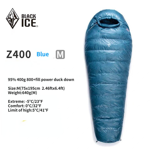 Image of Black ice Z Series Mummy Sleeping Bag