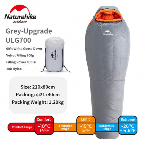 Naturehike ULG400/700 Upgraded Sleeping Bag