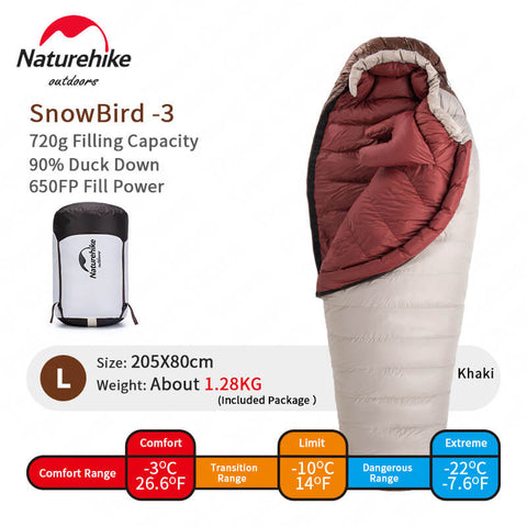 Image of Naturehike SnowBird Sleeping Bag