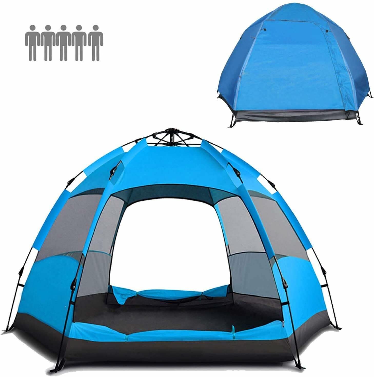 Tienda de campaña automática impermeable para exteriores para 3-5 personas