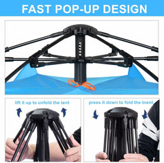 Tienda de campaña automática impermeable para exteriores para 3-5 personas